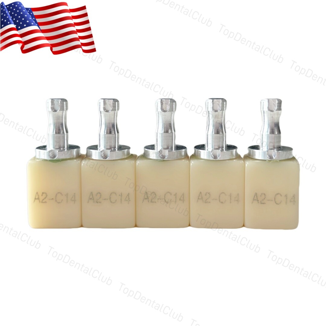C14 A2 Dental PMMA Block Non Firing CAM CAD CEREC Milling Sirona Free Sinter