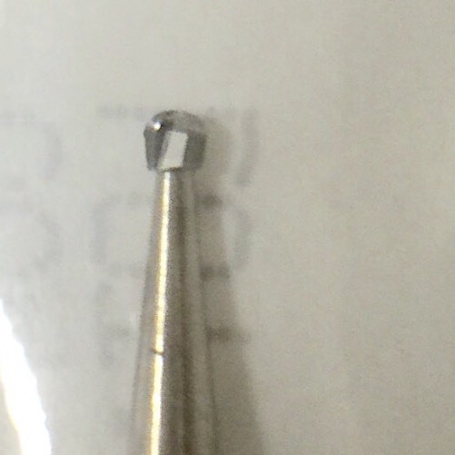 Fg #3 Carbide Burs 100/pk Made By KERR. 1.2 mm Head