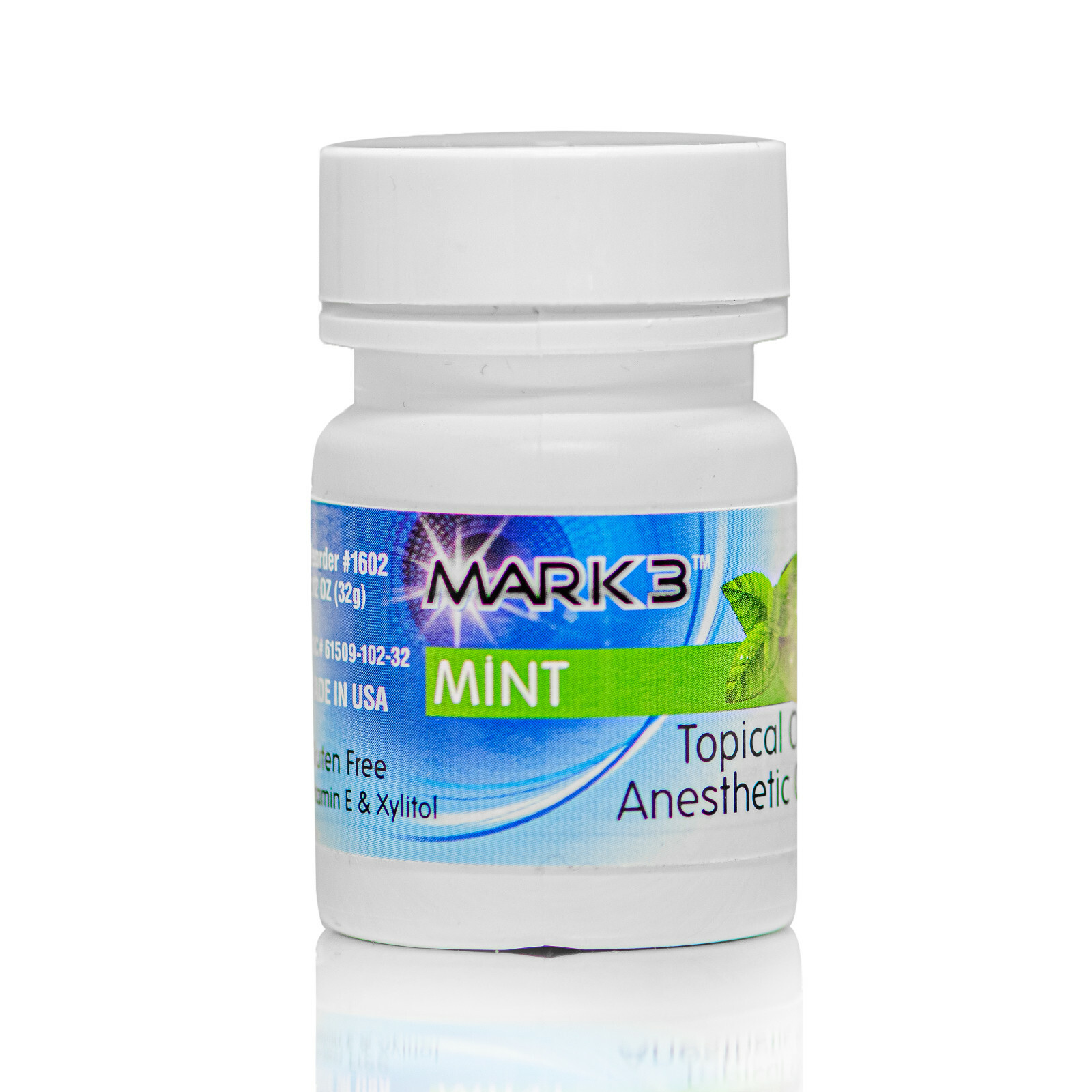 Mark3 Dental Topical Anesthetic Gel 20% Benzocaine 1oz Jar Made in USA 6 Flavors