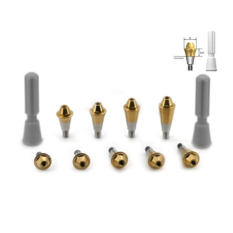 Osstem Compatible Multi Unit Straight Abutment for Bridge Work TS Mini Regular