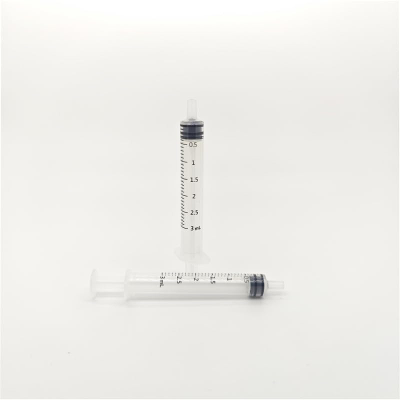 3Ml Luer Slip Tip Syringe – (No Needle) – Sterile, Individually Wrapped – 100 Sy