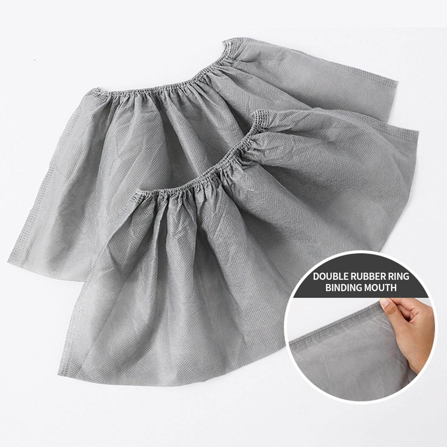 50 Pair Disposable Shoe Covers Non-Slip Boot Shoes Protector Non-Woven 2 Colors