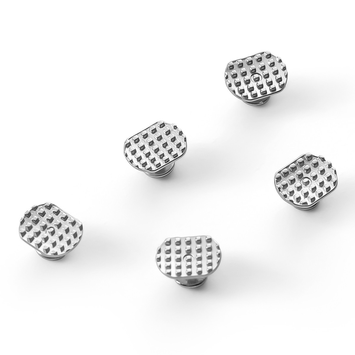 10pcs Dental Orthodontic Lingual Buttons Bondable for Bondable Rectangular Base