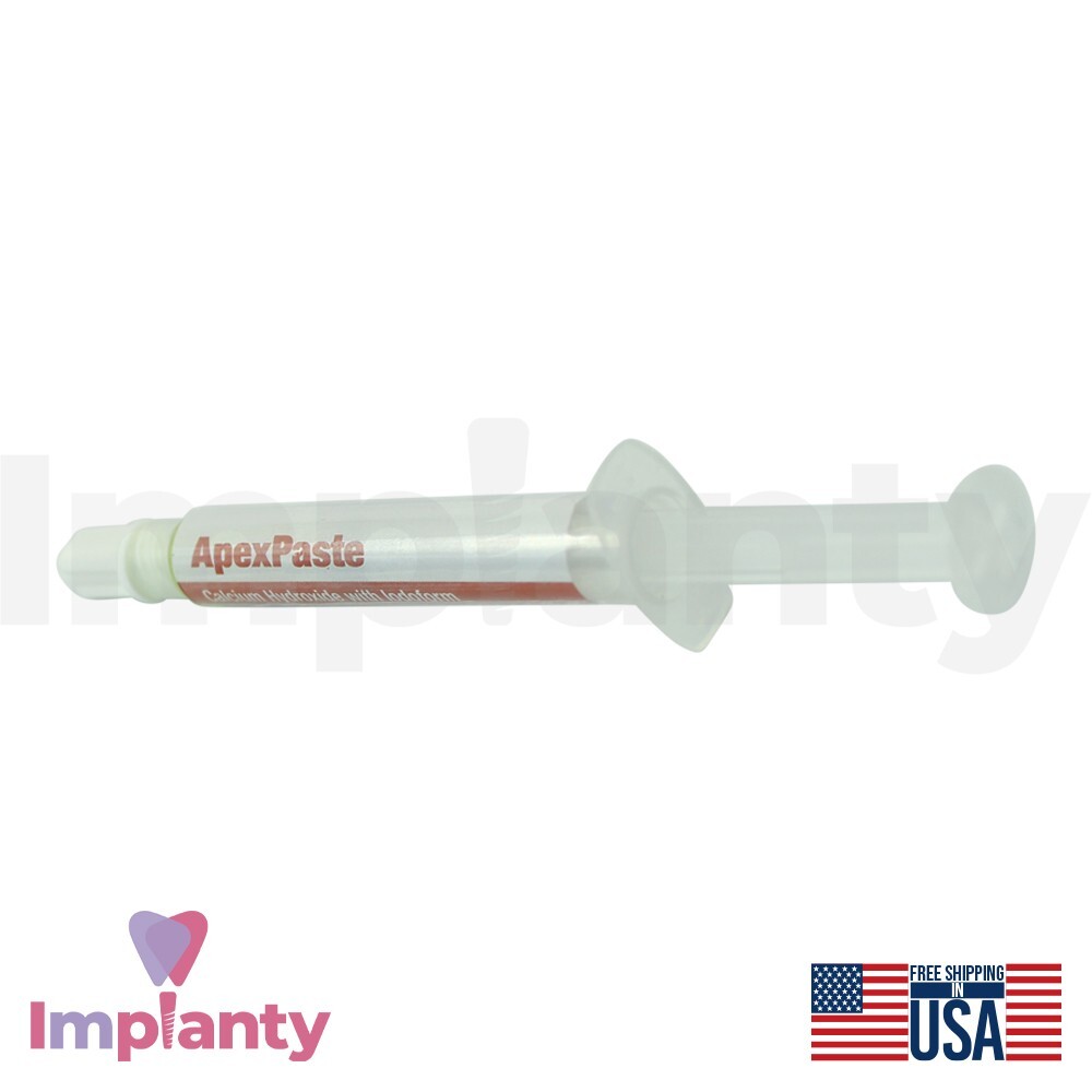 Dental ApexPaste Calcium Paste 2g Pulp Capping or Sealing Temp Ro0t Filling