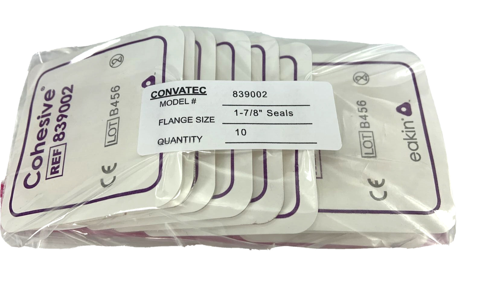 10 Convatec 839002 Eakin Seals 1-7/8″ (48mm) In Bag