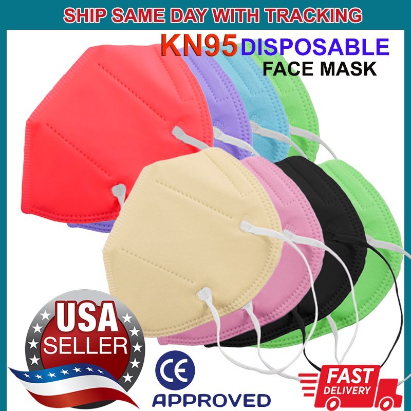 [10PC] KN95 Protective Face Mask Disposable Mouth Cover PM2.5 Respirator Safety