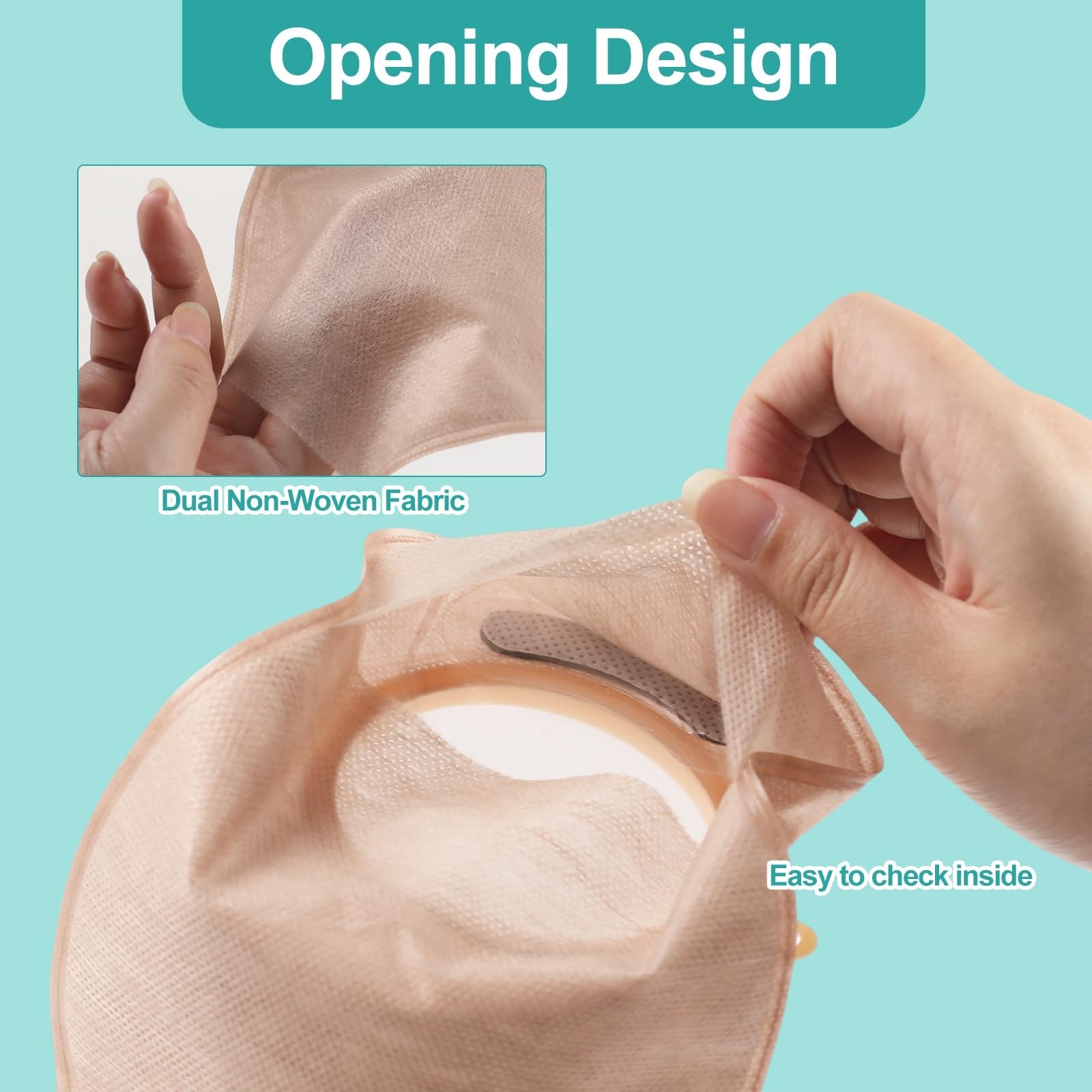 20 PCS Two-Piece Convex Colostomy Bags and Barriers, Max Cut 45mm | 15 Pack O…