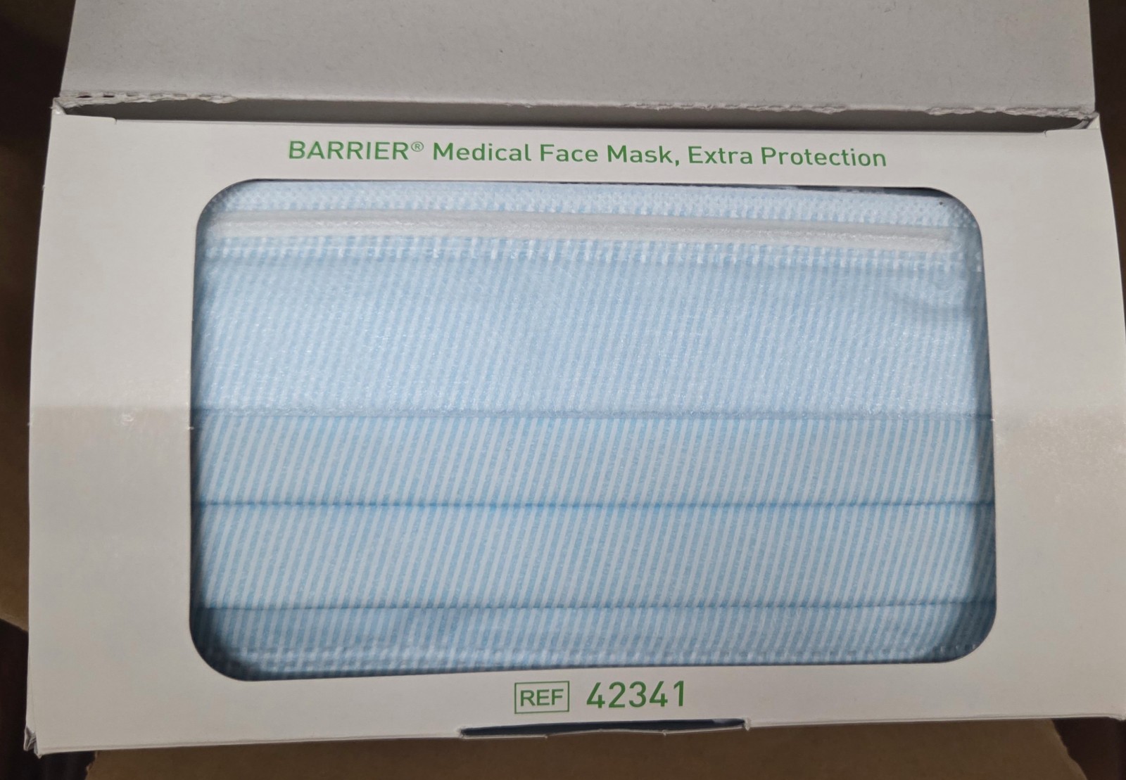Molnlycke Barrier Medical Face Masks Tie-On Procedure Blue LF Level 3 -50- 42341