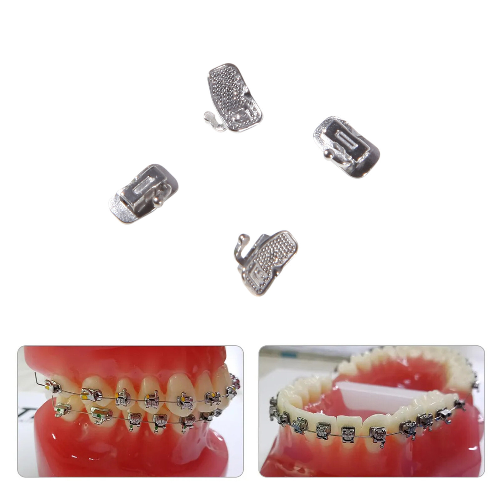 Dental Orthodontic Self-Ligating Brackets Braces Roth 022 Hooks 345&Buccal Tubes