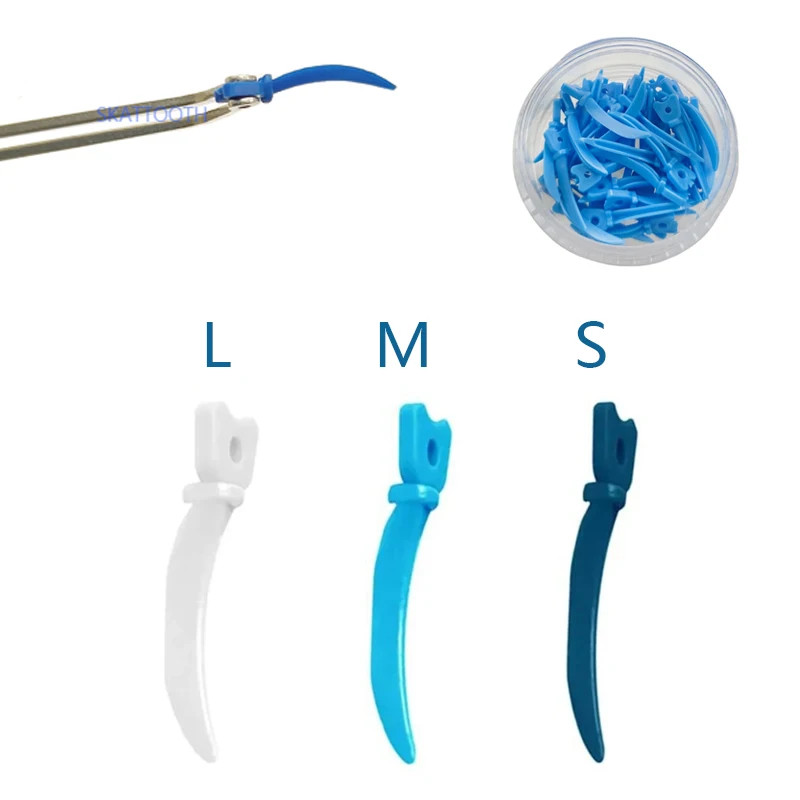 Dental Matrix Bands Ring Sectional Matrix System Clamp Plastic Tulwar Wedges Set