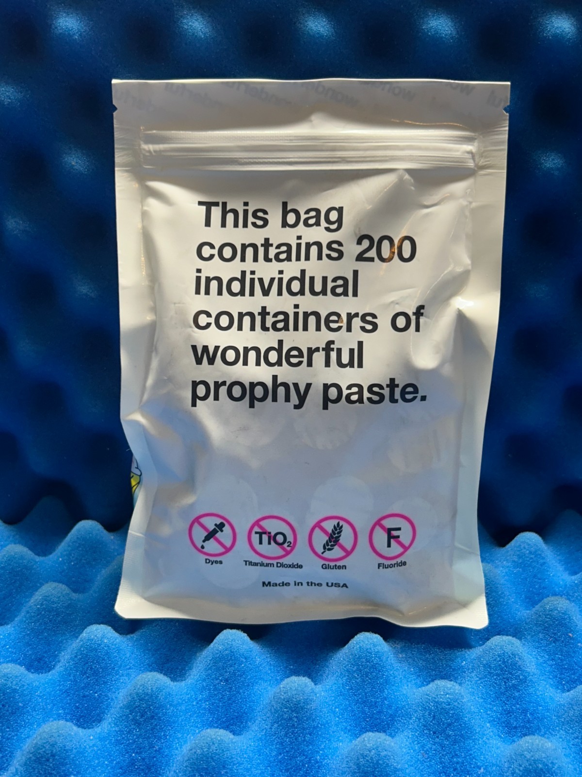 PROPHY PASTE DENTAL PROPHYLAXIS CHOCOLATE FLUORIDE-FREE 200 CUPS