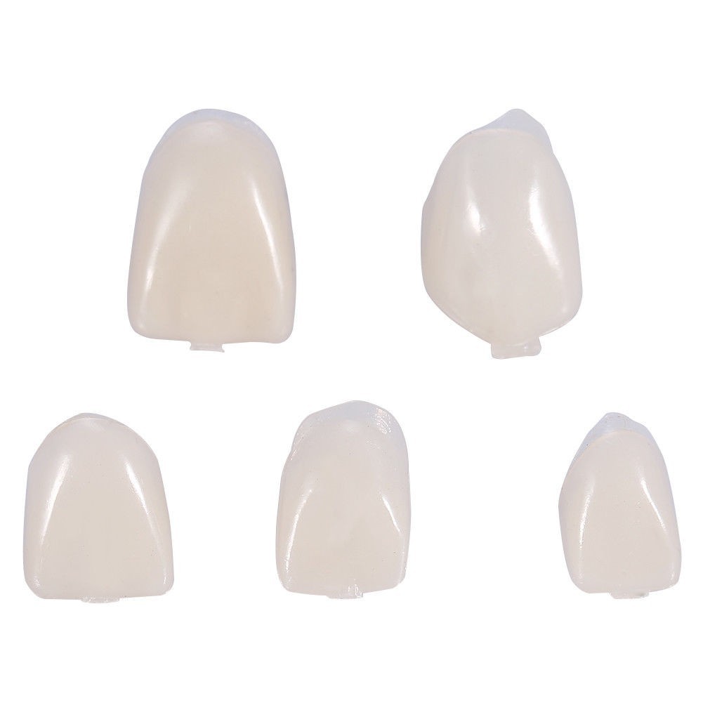 50 Pcs/Box Dental Oral Temporary Anterior Teeth Crown Veneers Synthetic Resin