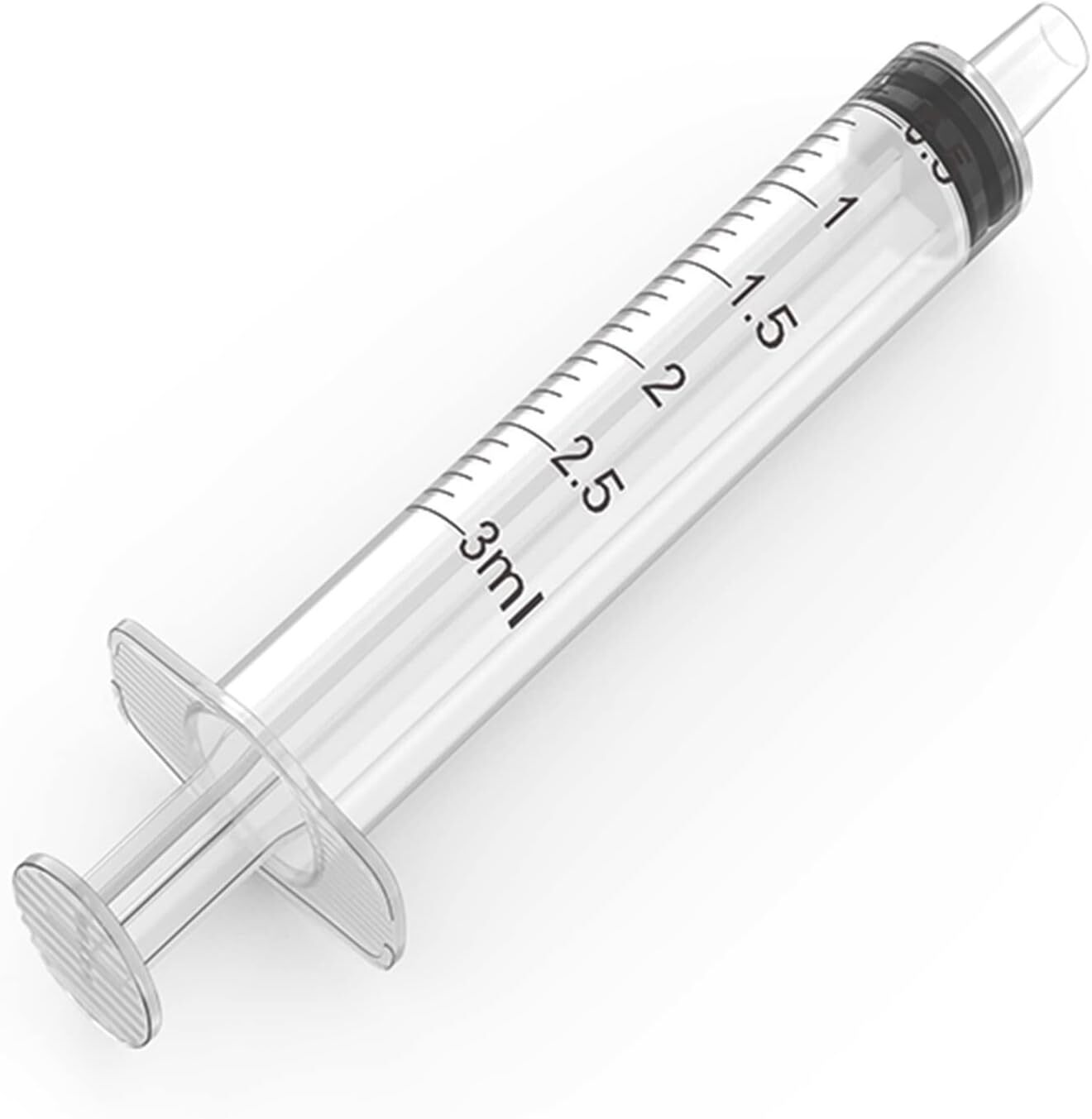 25/50/100 Pack 3ml 5ml Luer Slip Syringes without Needle, Disposable, Sterile