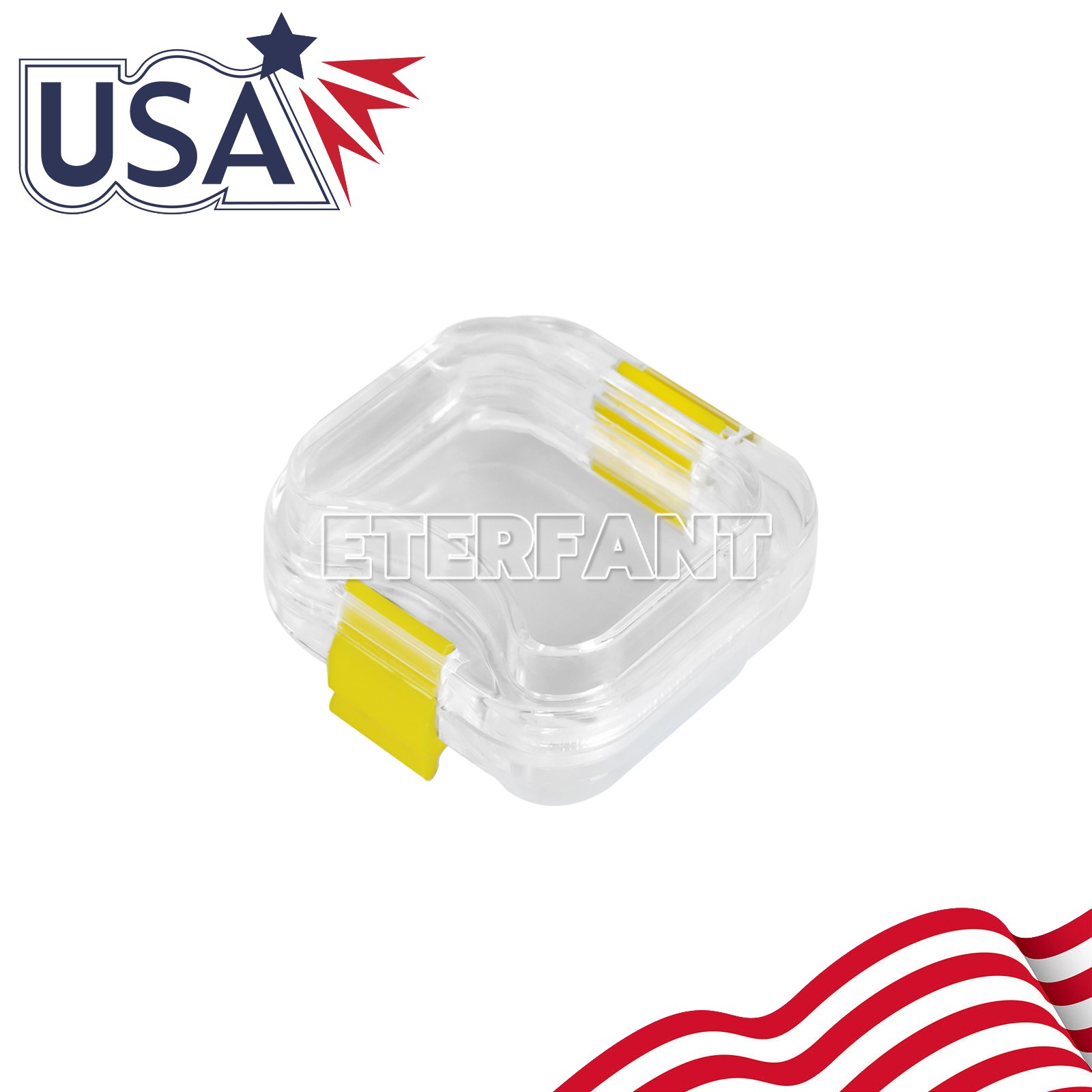 ETERFANT 100pcs Dental Crown and Bridge Pillow Box with Storage Display Box