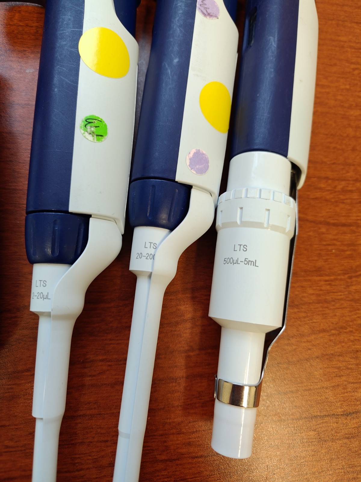 Set X4 Rainin Pipet-Lite LTS Pipette L10,L20,L200, L1000