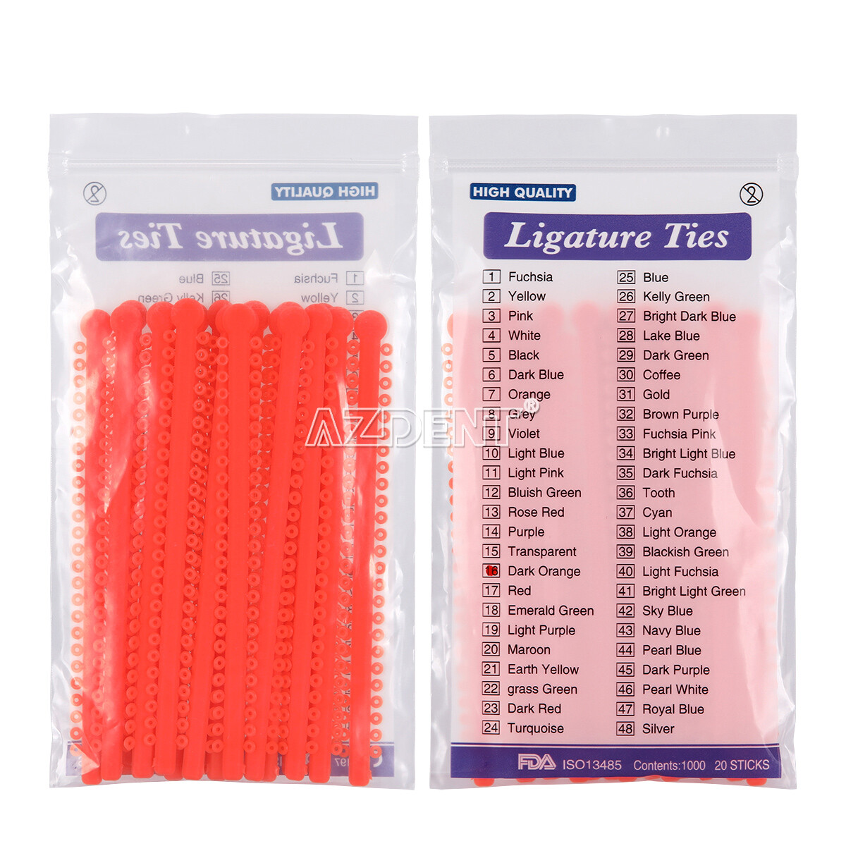 1000ties/kit Dental Orthodontic Ligature Ties For Dental Orthodontics treatment