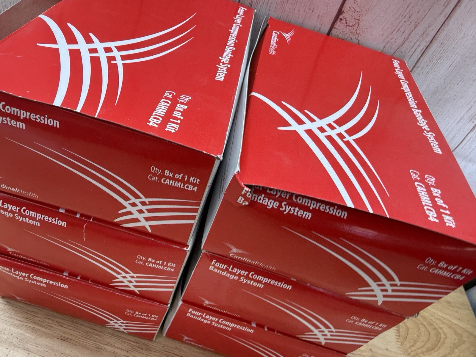 LOT 6X – Cardinal Health Four-Layer Compression Bandage System CAHMLCB4 NIB