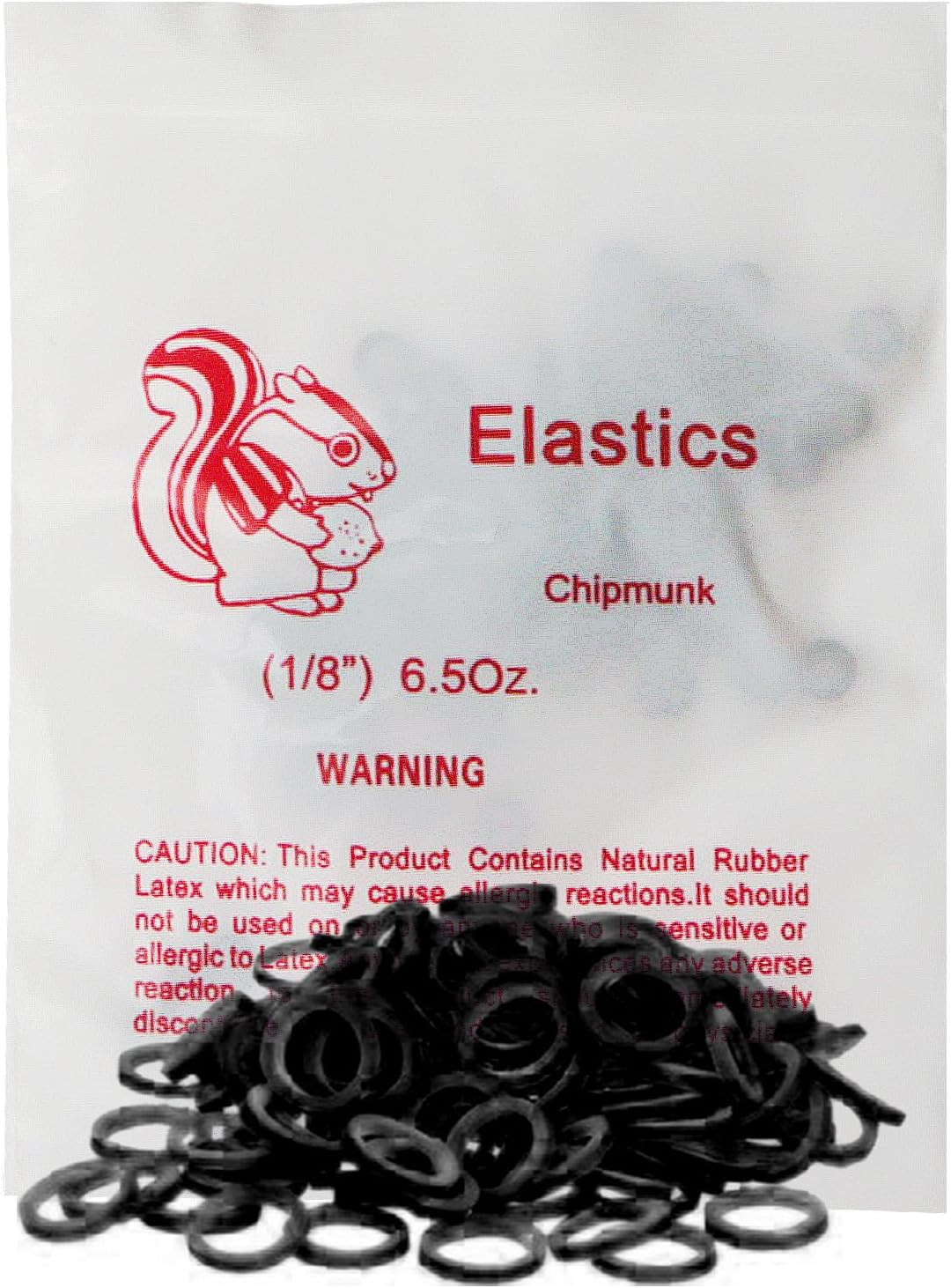 Non Latex 100P Black Orthodontic Elastics Dental Rubber Bands Intraoral Black El