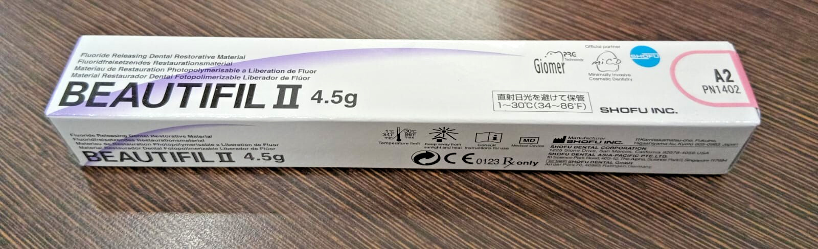 Shofu BEAUTIFIL 2 Fluoride Releasing Restorative Composite 4.5gm All Shades 2027