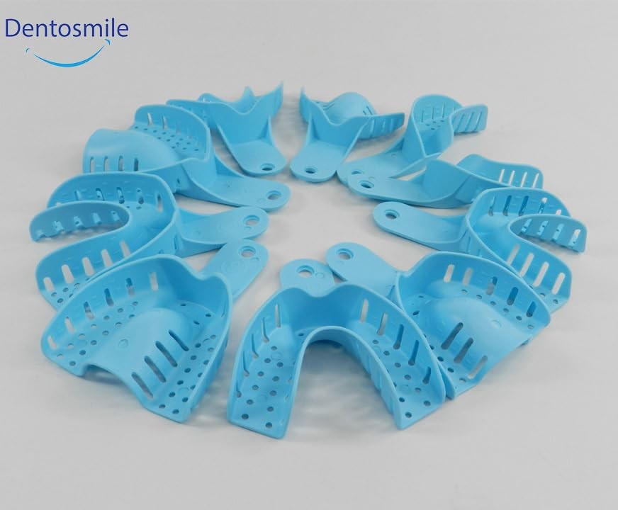 Dentosmile Autoclavable Dental Impression Trays Pack of 10 Pcs (Made in India)