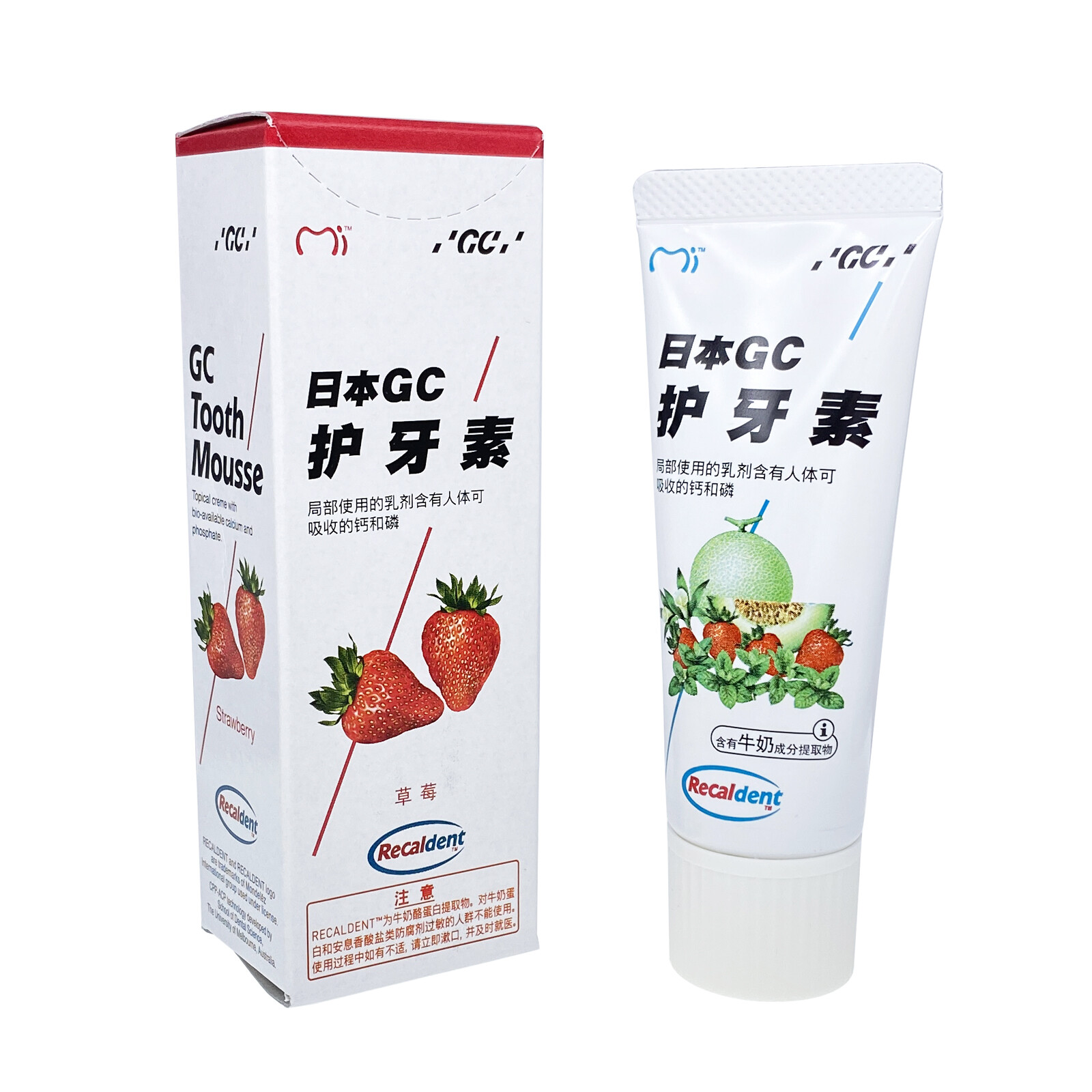 GC Tooth Mousse ( Strawberry Flavor ) (40 gm) LONG EXPIRY