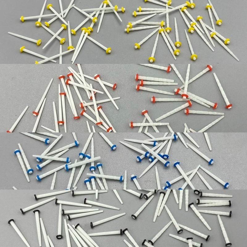 Dental Glass Quartz Fiber Post Root Canal Pin Straight Screw Restorative 1.2-1.8