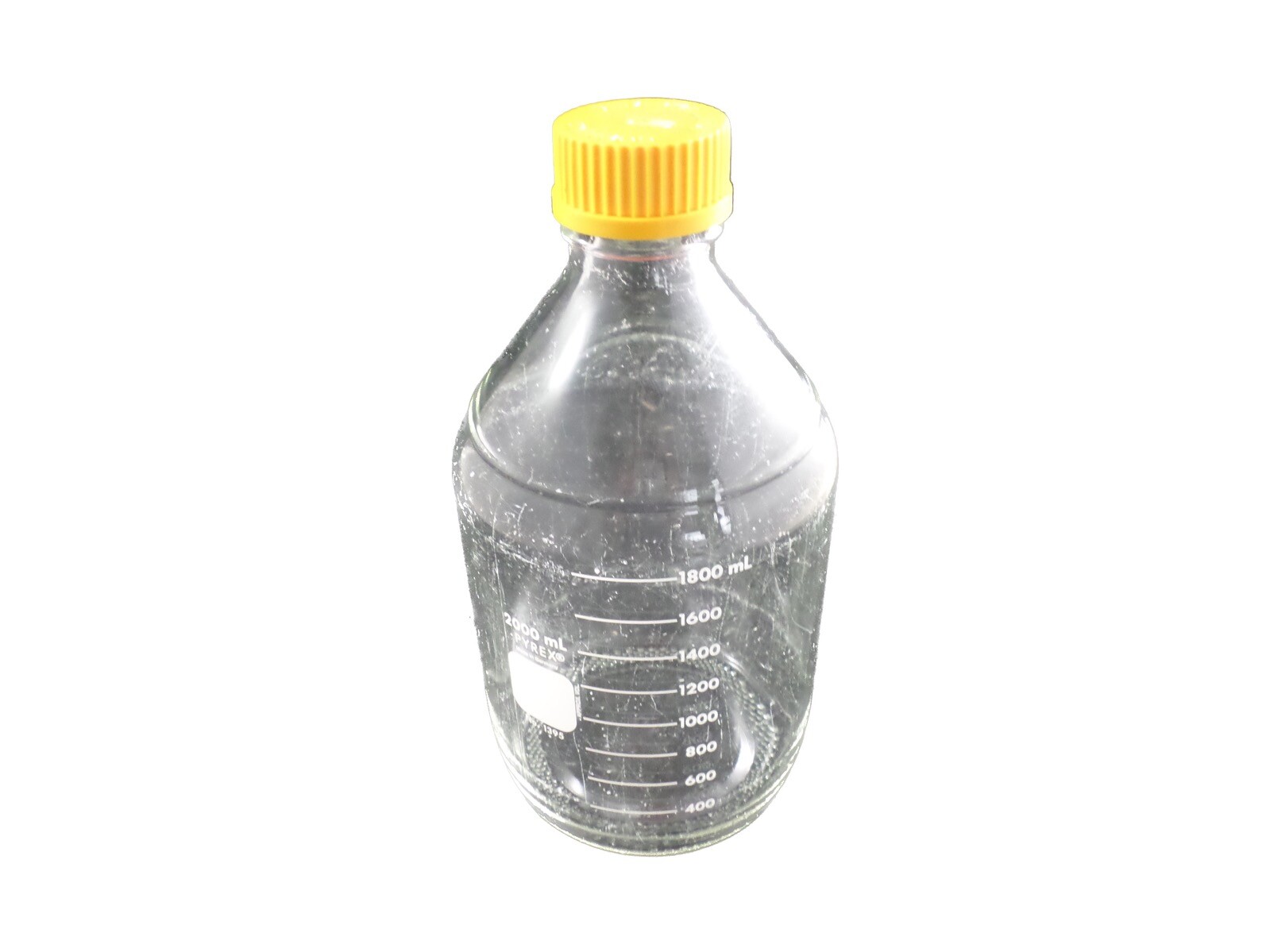 PYREX 2L Graduated Round Media Storage Bottles With GL45 Screw Cap 13952L(10/cs)