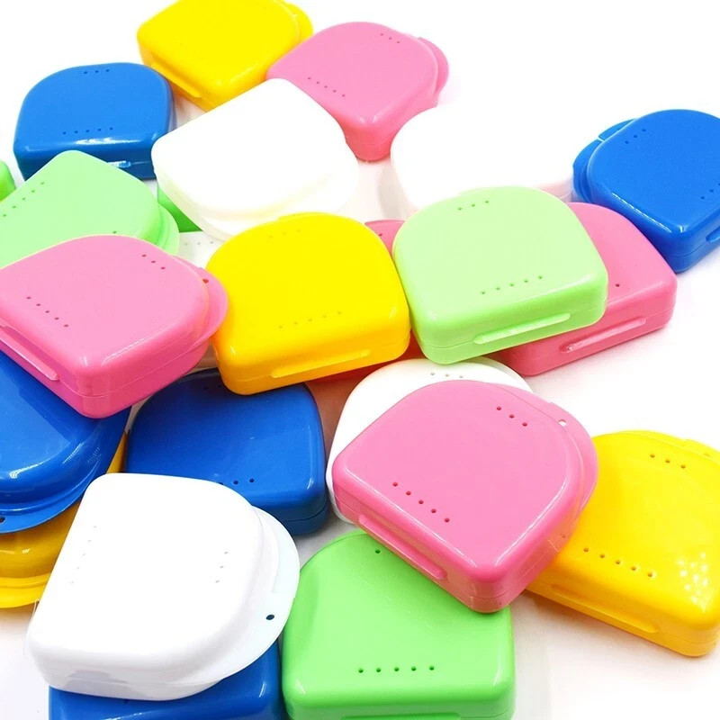 5 Colors Orthodontic Dental Teeth Denture Storage Case Container Retainer Box
