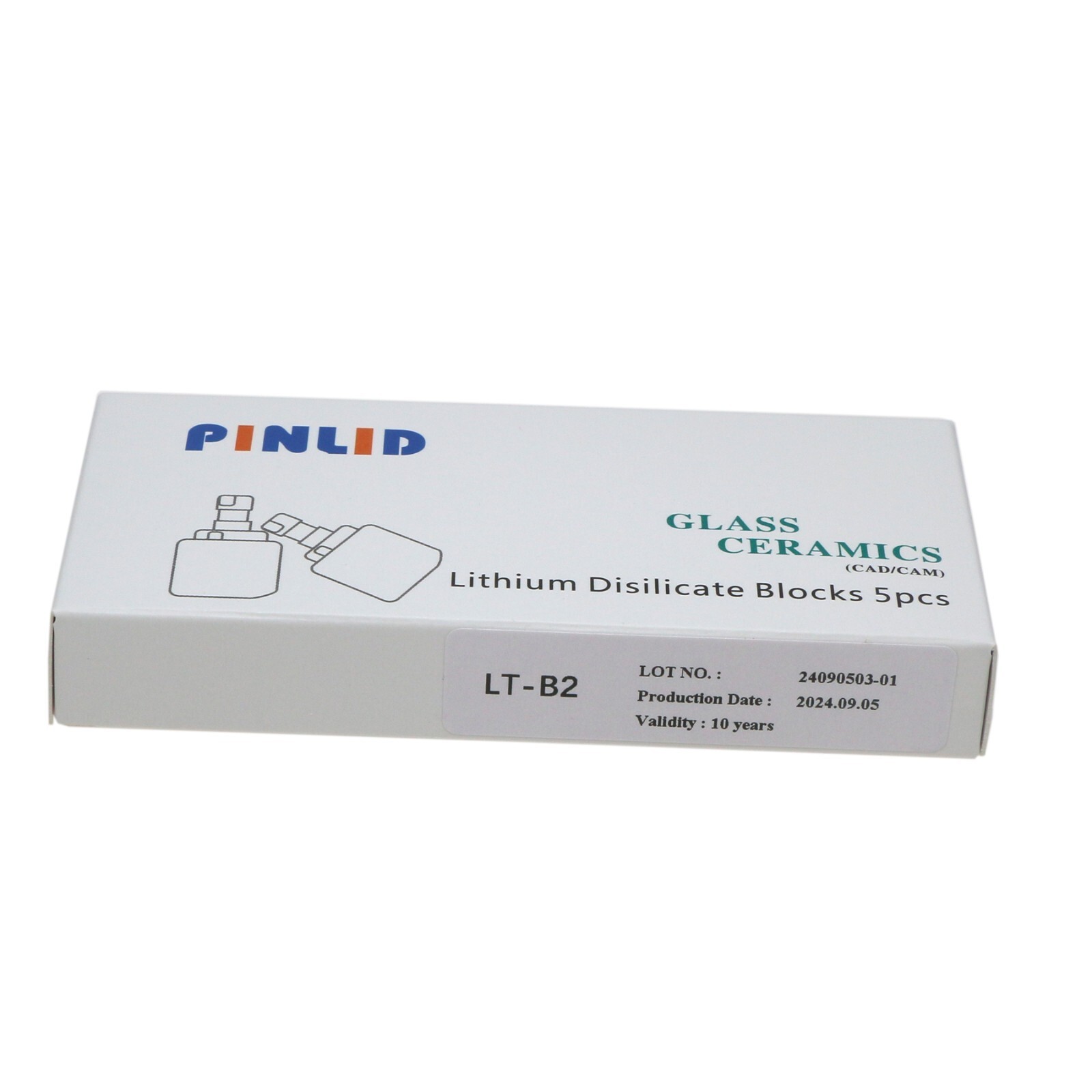 C14 Dental Emax Ceramic Blocks Lithium Disilicate Block CAD/CAM CEREC-5Pcs/BOX