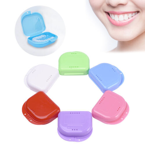 Dental Retainer Case Storage Denture Mouth Guard Plastic for Invisalign Teeth