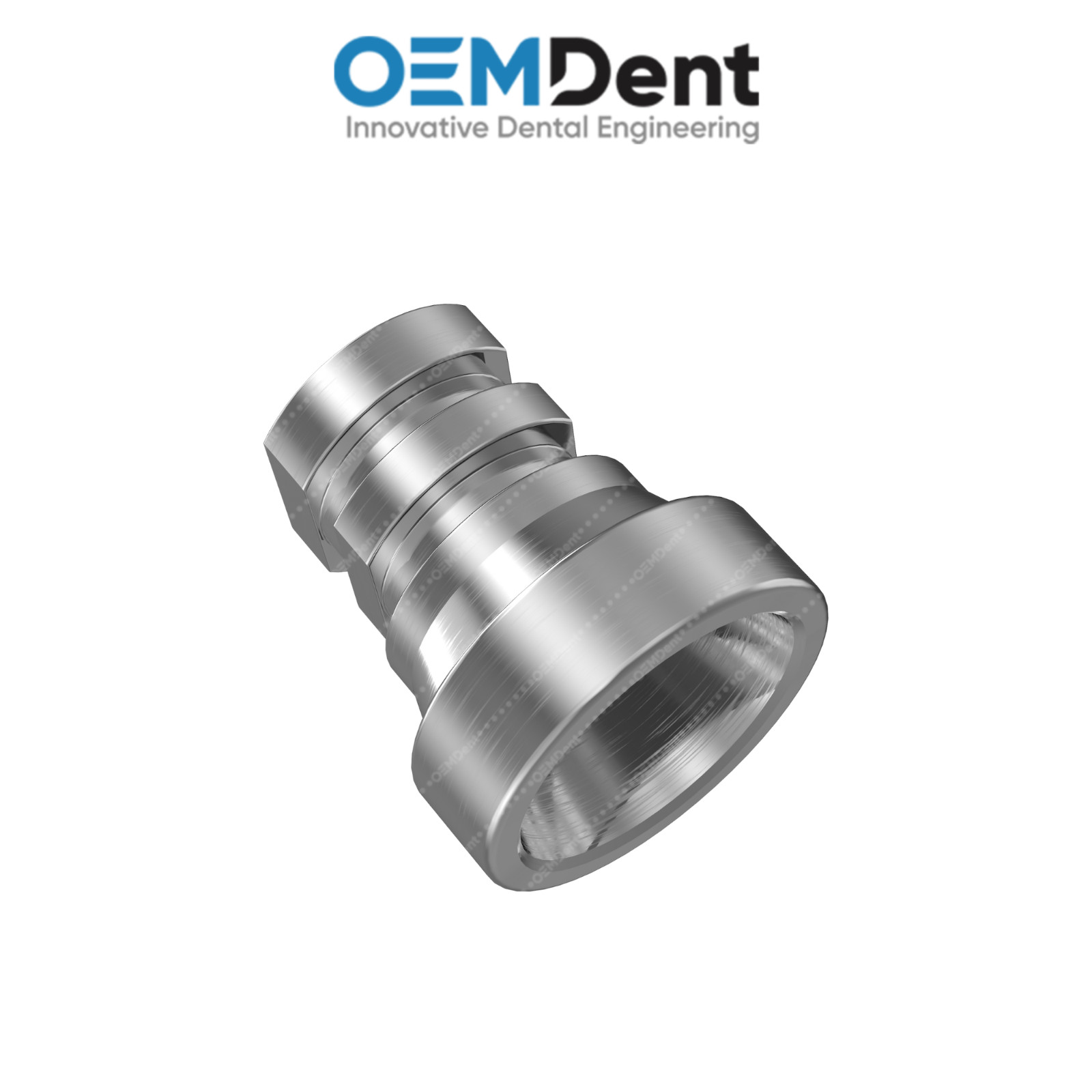 Dental Short Titanium Sleeve Compatible Multi Unit Abutment 1.4mm Int Hex