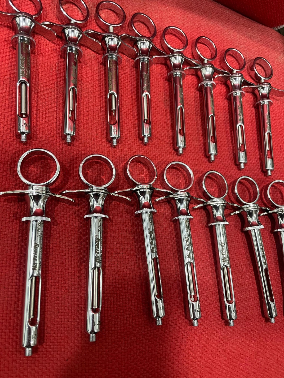 Hu-friedy CW style dental Anesthetic Aspirating 1.8ml syringe SYRCW lot 15 pcs