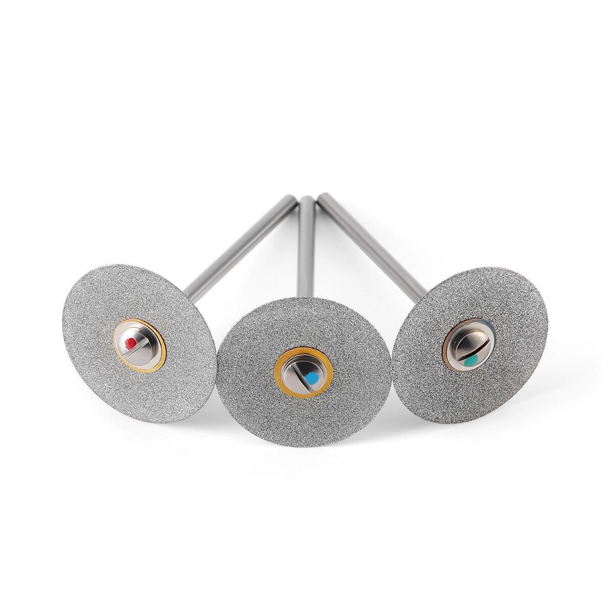 Dental Sintered Diamond Disc Coarse/Medium/Fine HP2.35mm/ 3/32inch For Handpiece