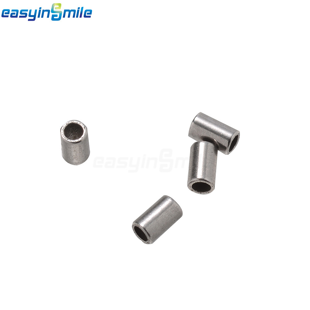 Large Stainless Steel Tube Bracket Dental Orthodontic Crimpable Hook Stops 10pcs
