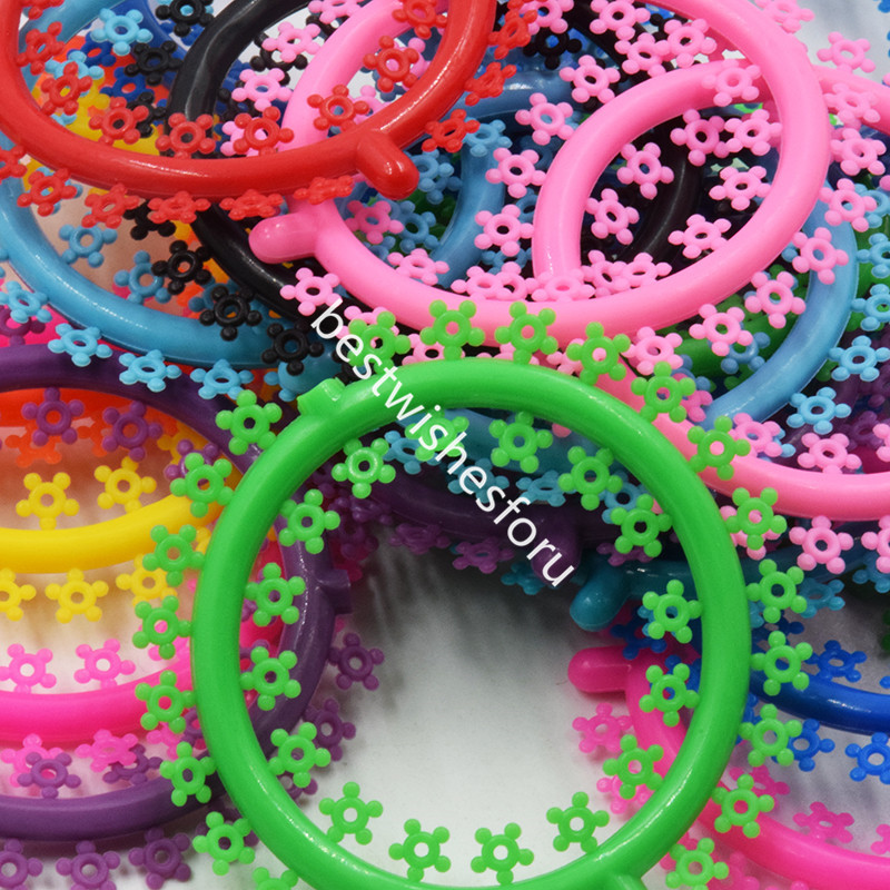 1000 Pcs Dental Orthodontic Elastic Rubber Multi-Colored Cartoon Ligature Tie