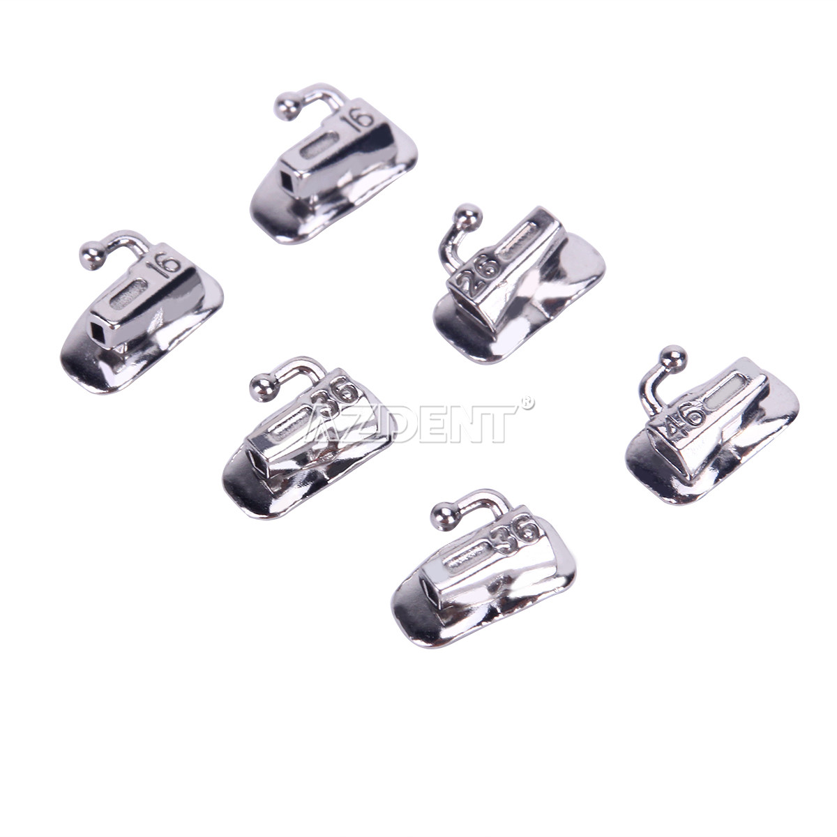 1 Pack AZDENT Dental Orthodonic 1st Molar Buccal Tube Split Bondable Roth 0.022