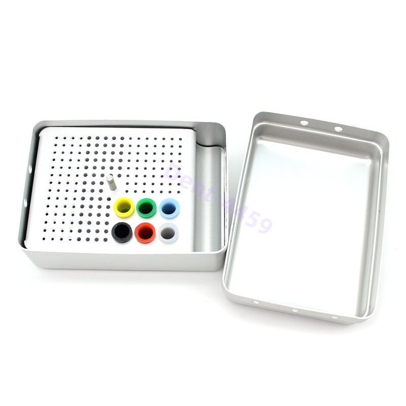 180 Holes Dental Endo FG Files Bur Holder Sterilization Endodontic Organizer Box