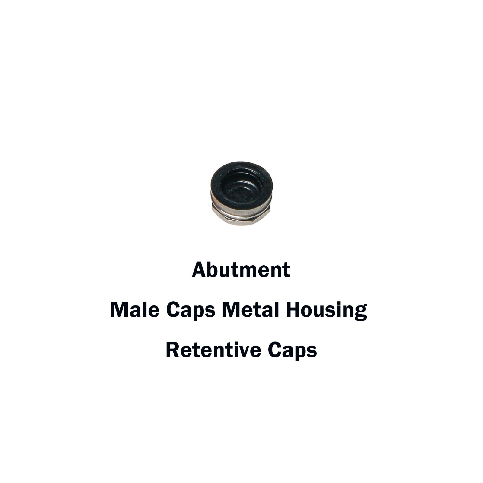 Nobel Biocare NP-NA353 Abutment Set 5 Grade Titanium, PEEK, 3mm, Retention Caps