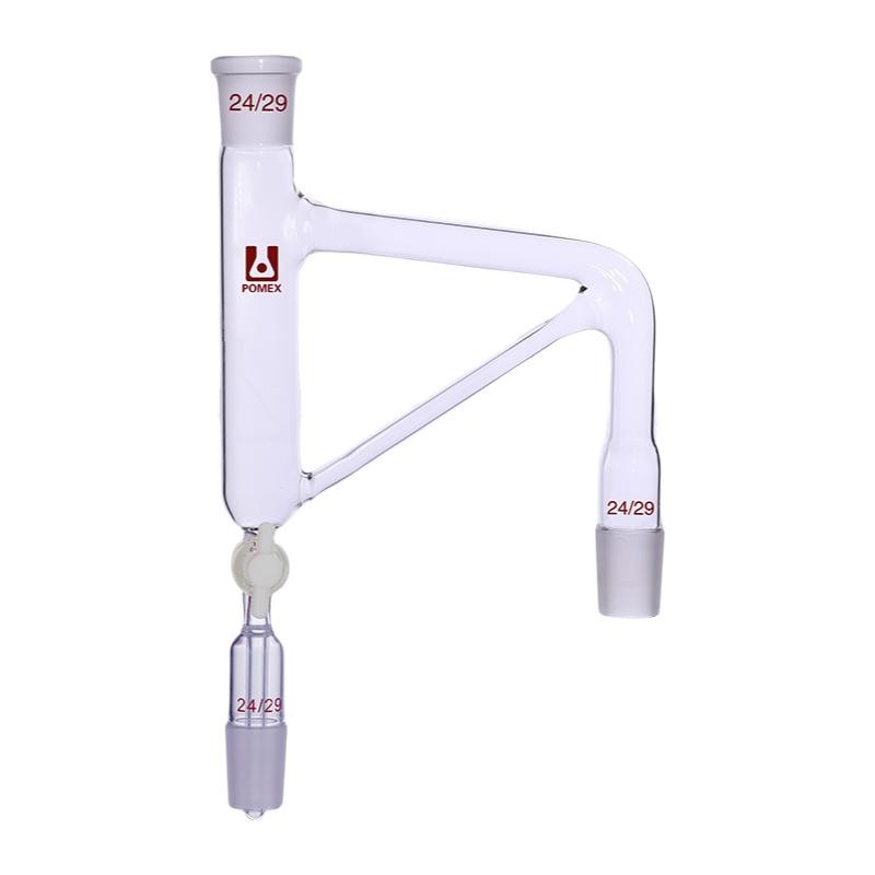 Lab Water Distributor Glass PTFE Stopcock Chemistry Laboratory Glassware