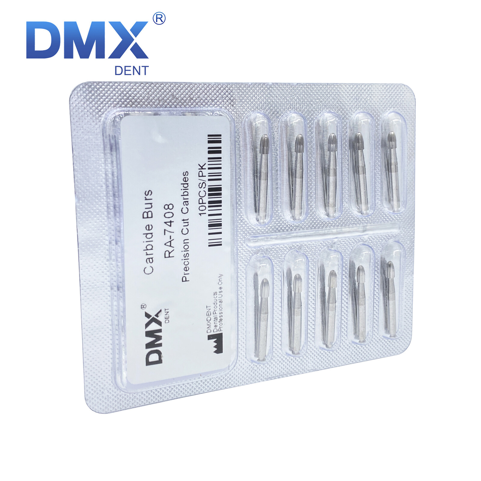 Dental Carbide Burs Trimming & Finishing Egg Football FG/RA 7404 7406 7408