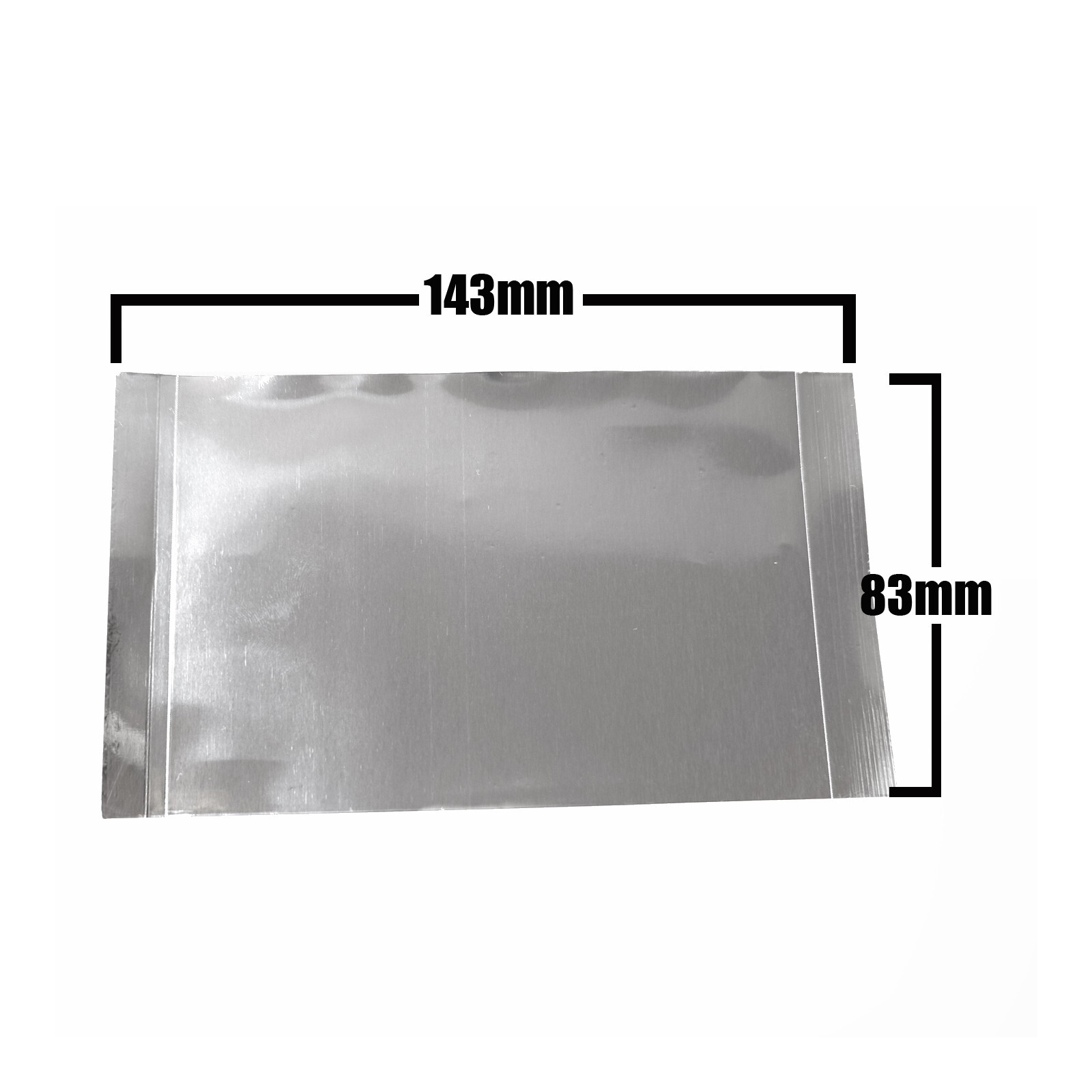 SILVER ALUMINUM SEALING FILM: 100 SHEETS FOR PCR FOIL, EXP 1/27
