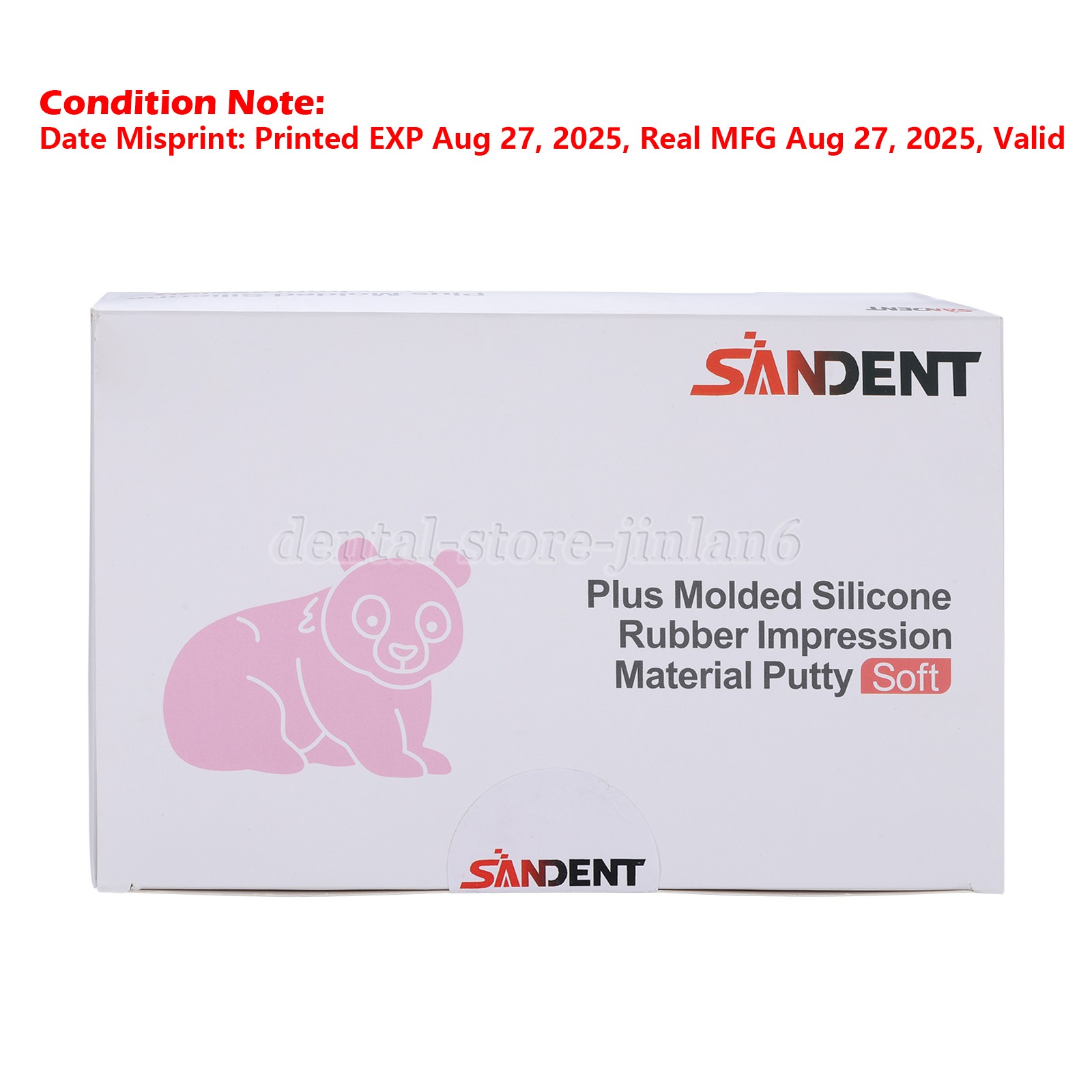 Dental Putty Fast Set PVS VPS Impression Material Base 2 x 400 ml