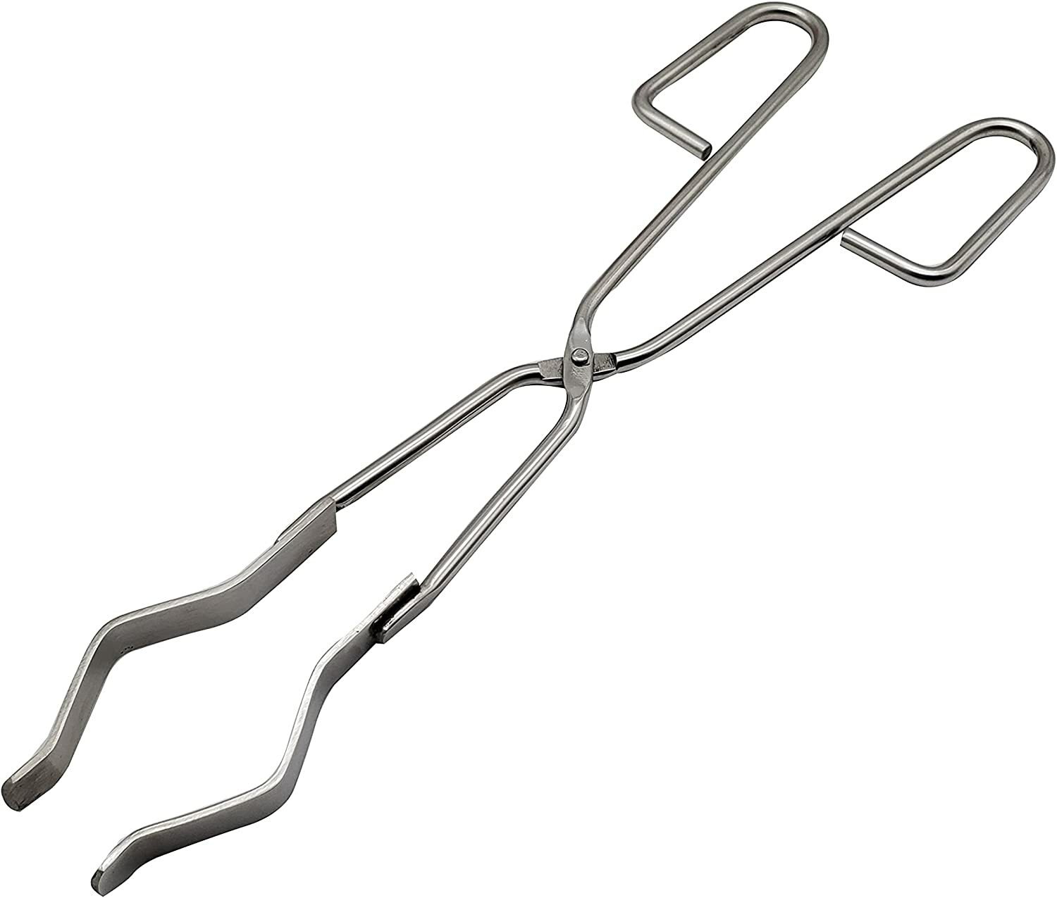 Stainless Steel Flask, Beaker Tongs (12″ Long) with Cork Lined Jaws ARTMAN