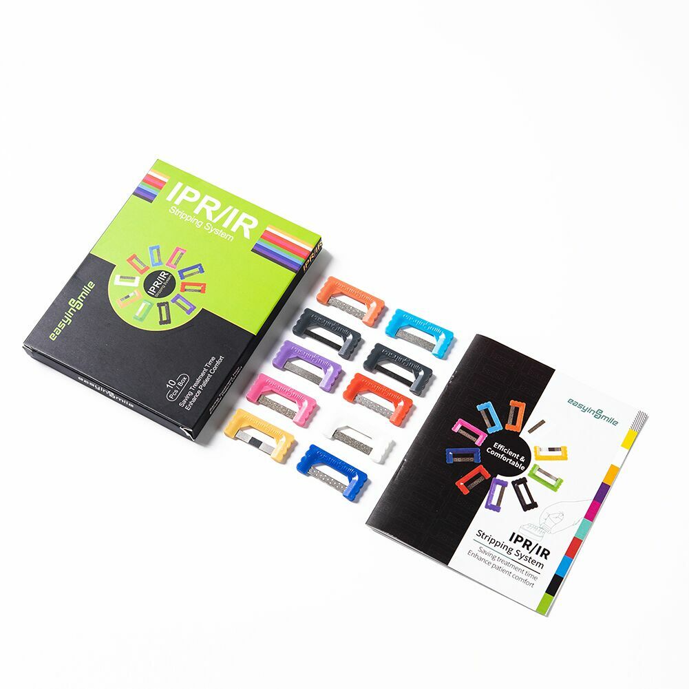 10pcs Orthodontic IPR Strips Dental Interproximal Reduction Enamel Strip Kits