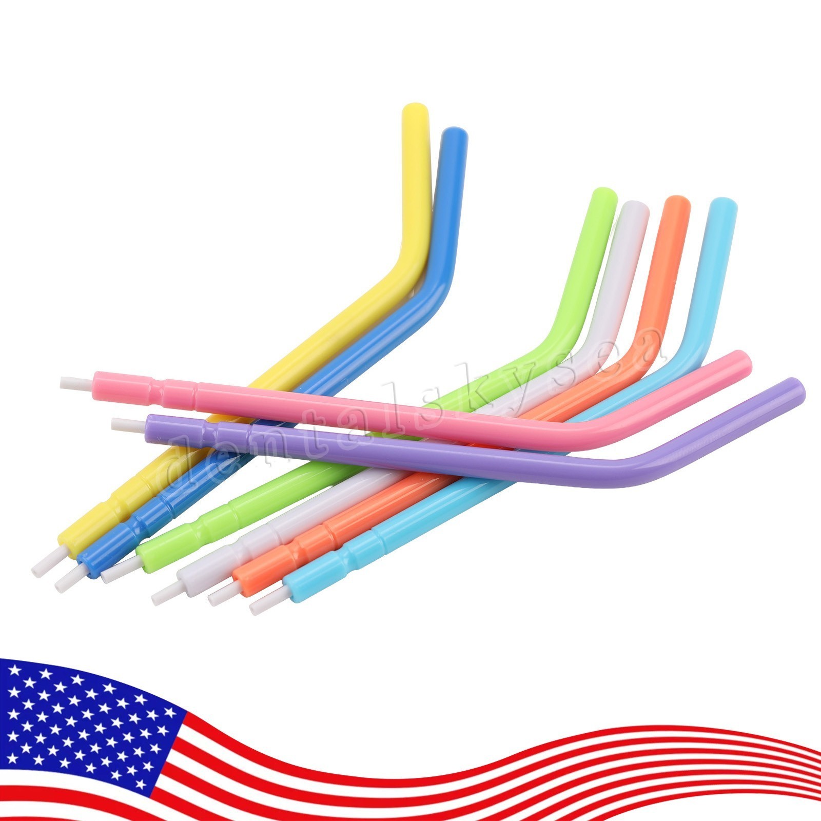 250 pcs Disposable Air Water Syringe Tips with cores High Quality Free Return