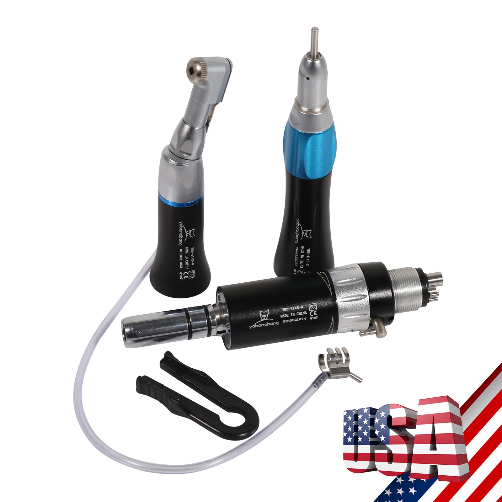 Dental low slow speed straight handpiece/ contra angle/air motor 4H NSK style CA