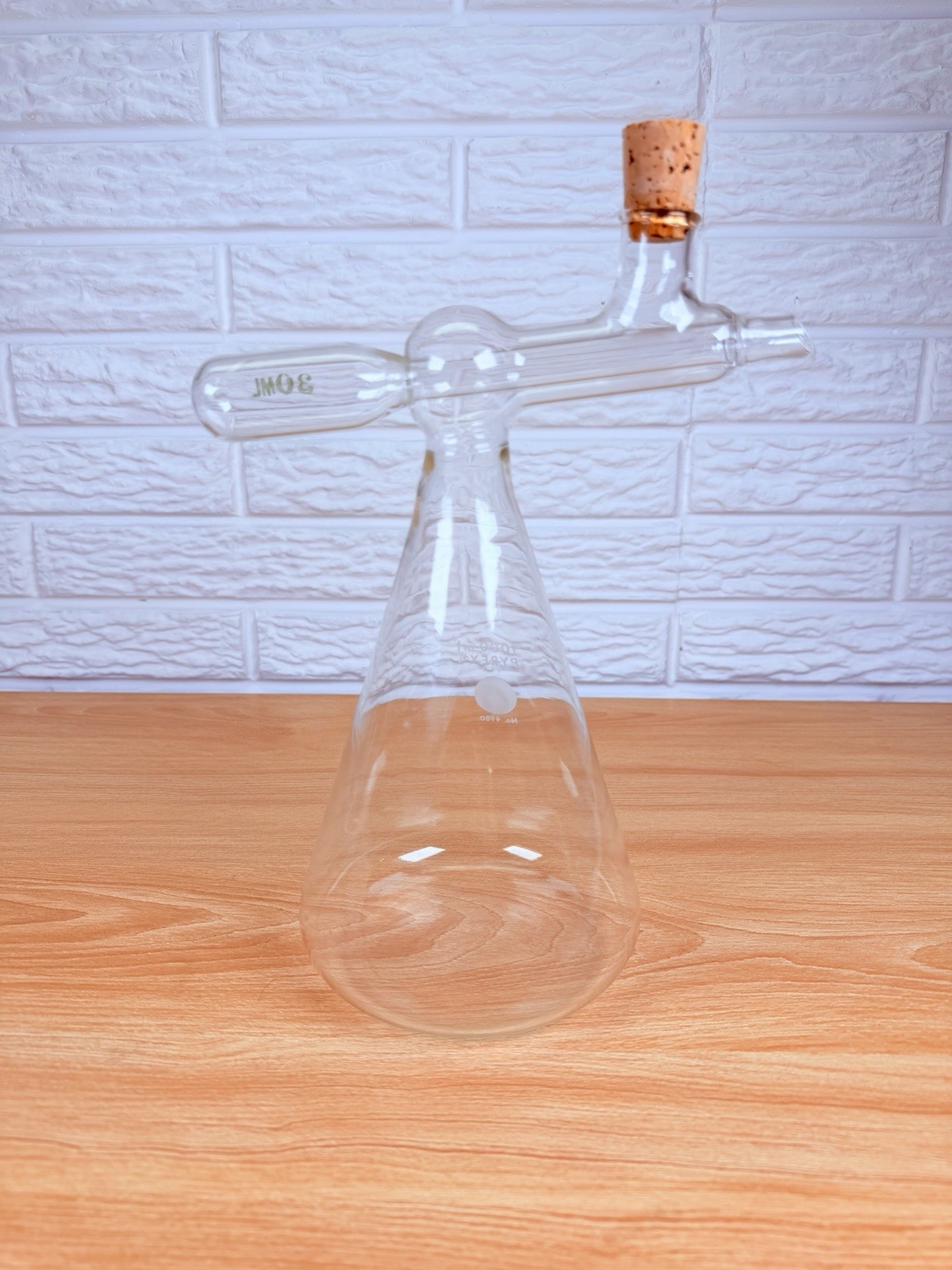 Vintage PYREX USA No. 4980 1000mL Automatic Tilt Measure Flask Dispenser 30mL