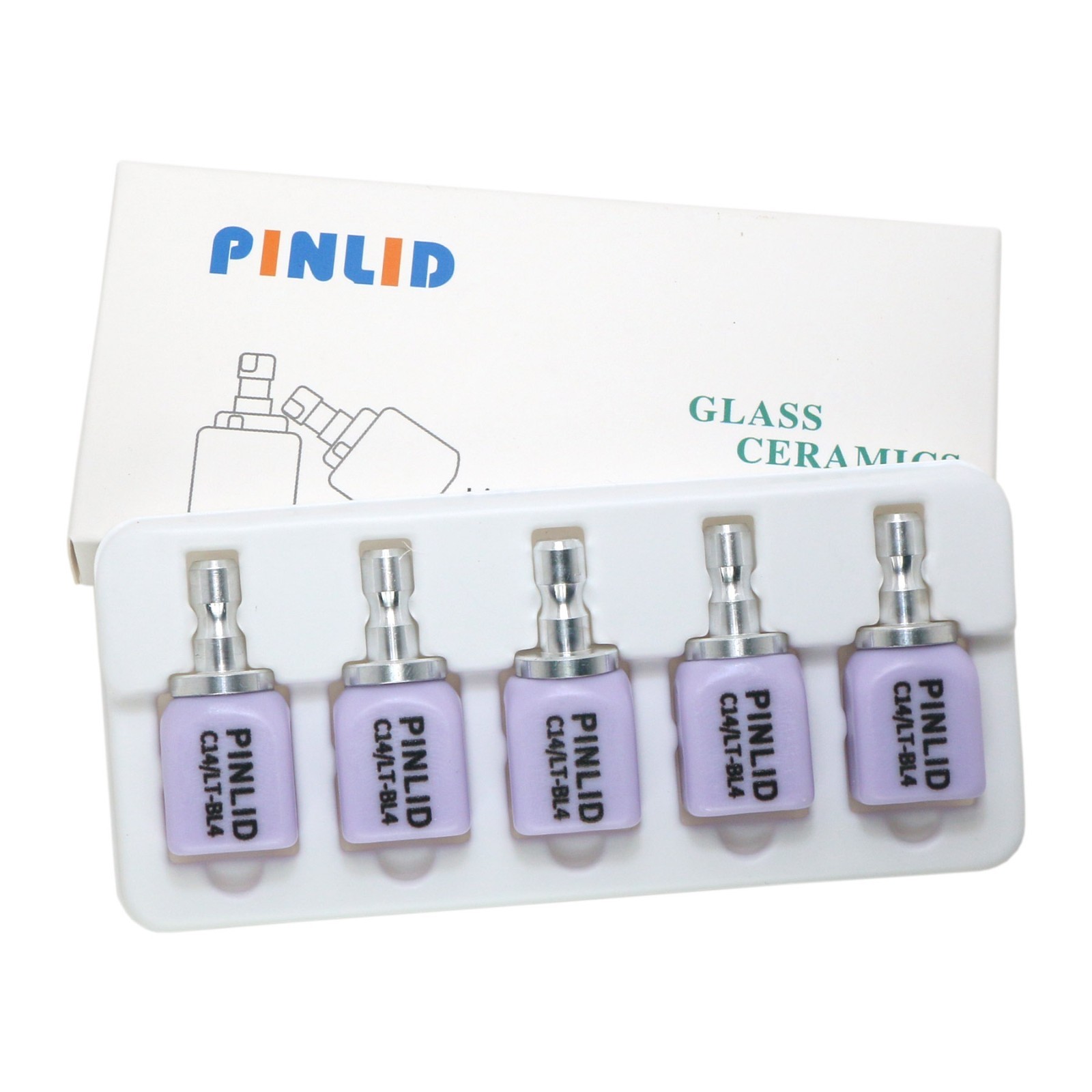 US LT C14 Lithium Disilicate Glass Ceramic Blank For CEREC CAD/CAM Dental Lab