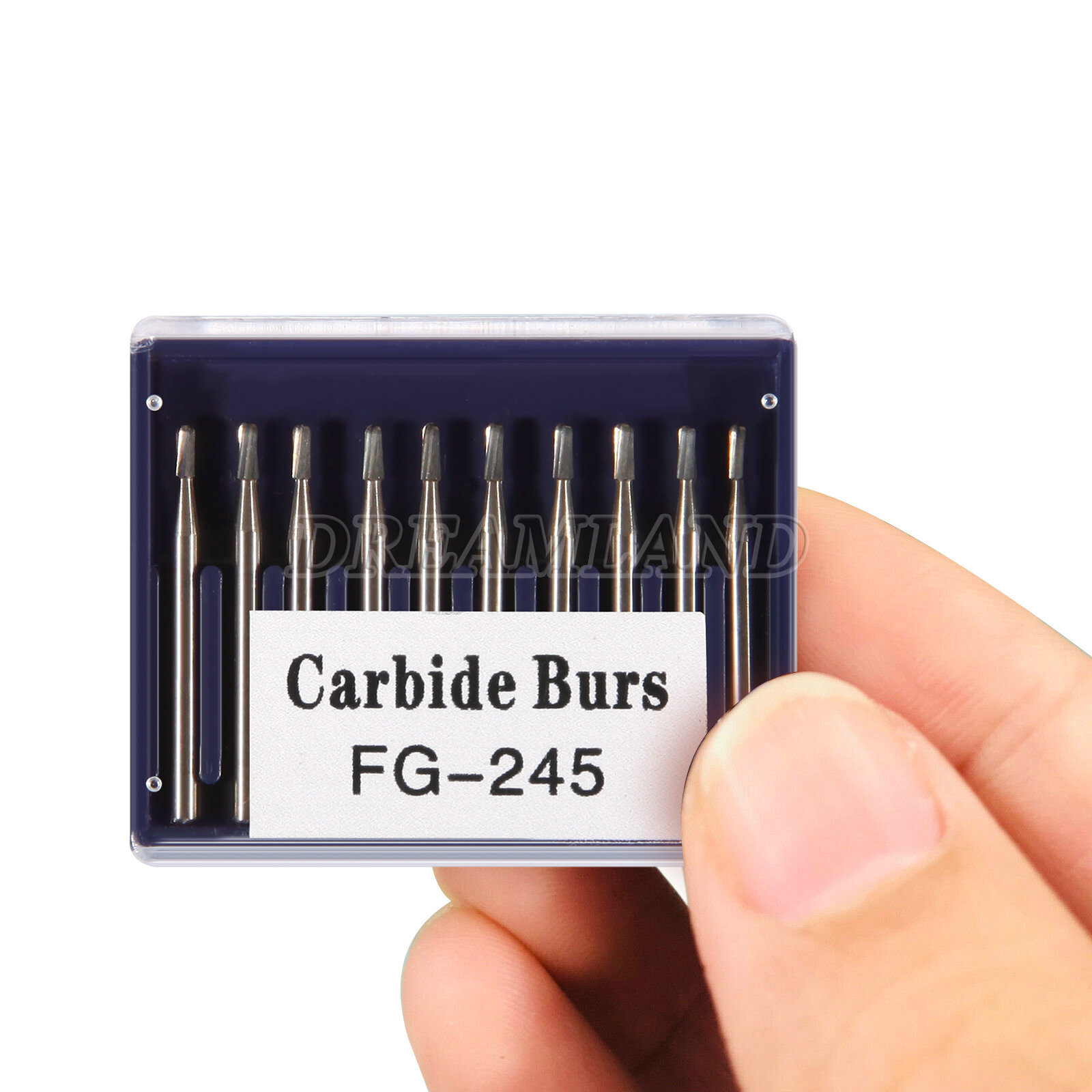 Dental Carbide Burs FG 245 High Speed Friction Grip Domed Fissure Fit Midwest