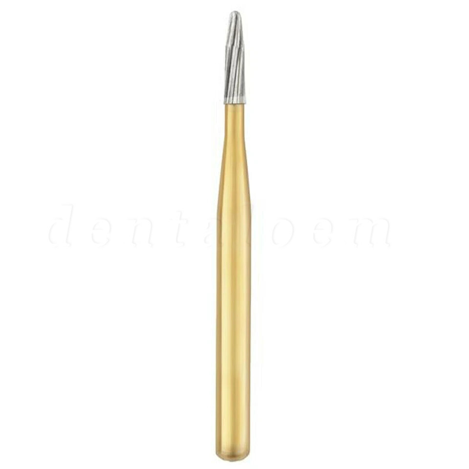Dental Carbide Burs FG Gold Trimming & Finishing FG7404/7406/7408/7901/7902/7903